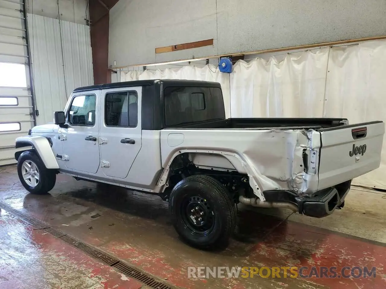 2 fotografías del automóvil dañado 1C6HJTAG9PL529010 JEEP GLADIATOR 2023