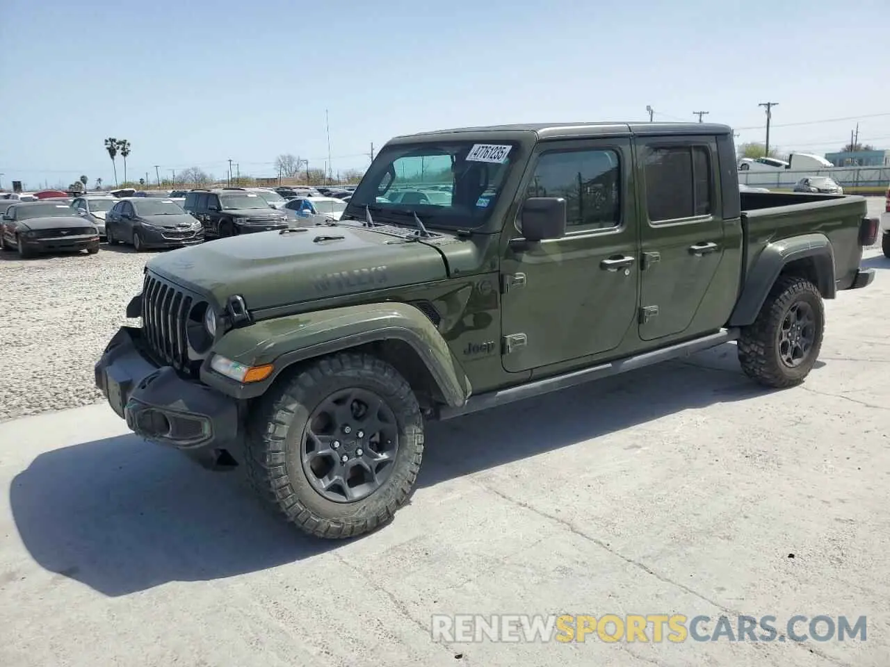 1 fotografías del automóvil dañado 1C6HJTAG9PL543165 JEEP GLADIATOR 2023