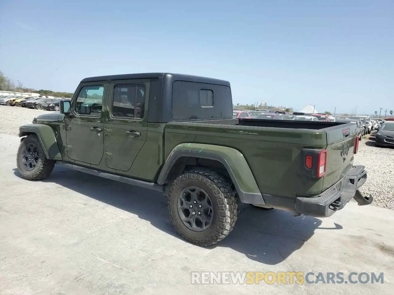 2 fotografías del automóvil dañado 1C6HJTAG9PL543165 JEEP GLADIATOR 2023
