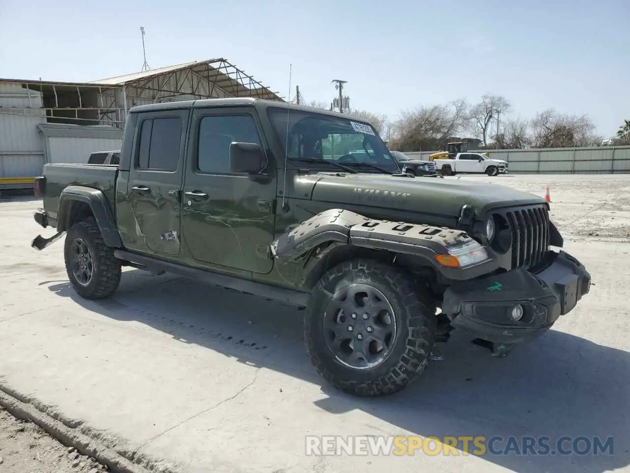 4 fotografías del automóvil dañado 1C6HJTAG9PL543165 JEEP GLADIATOR 2023