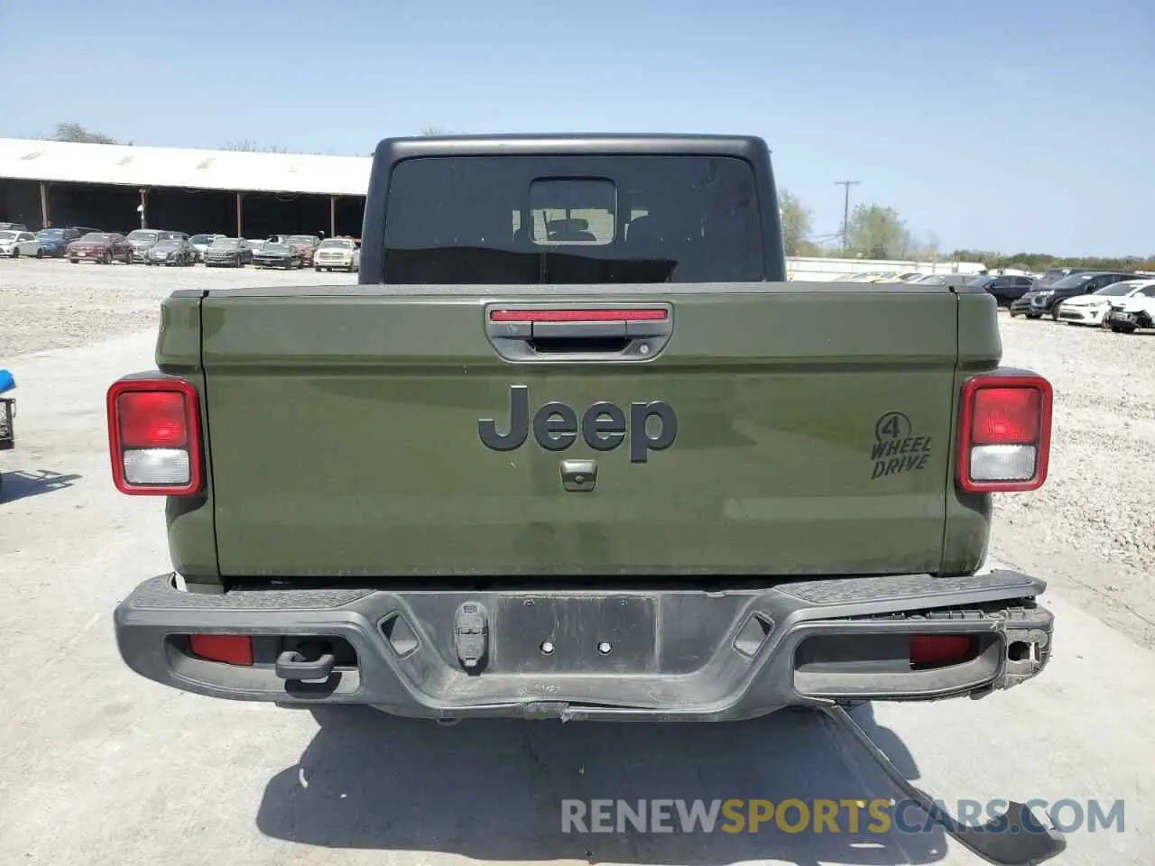 6 fotografías del automóvil dañado 1C6HJTAG9PL543165 JEEP GLADIATOR 2023