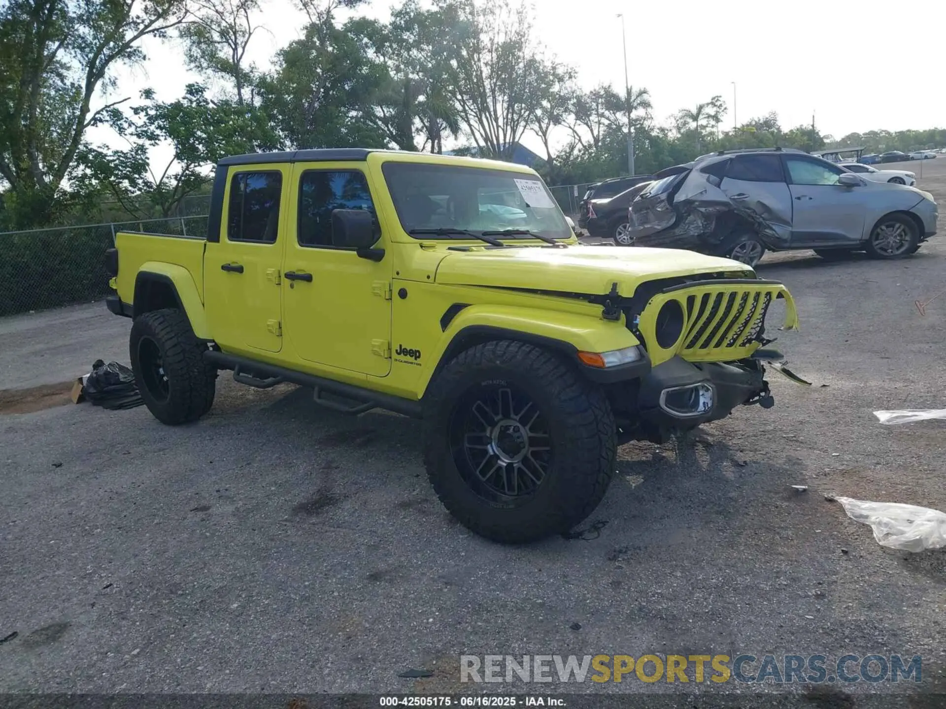 1 fotografías del automóvil dañado 1C6HJTAG9PL561410 JEEP GLADIATOR 2023