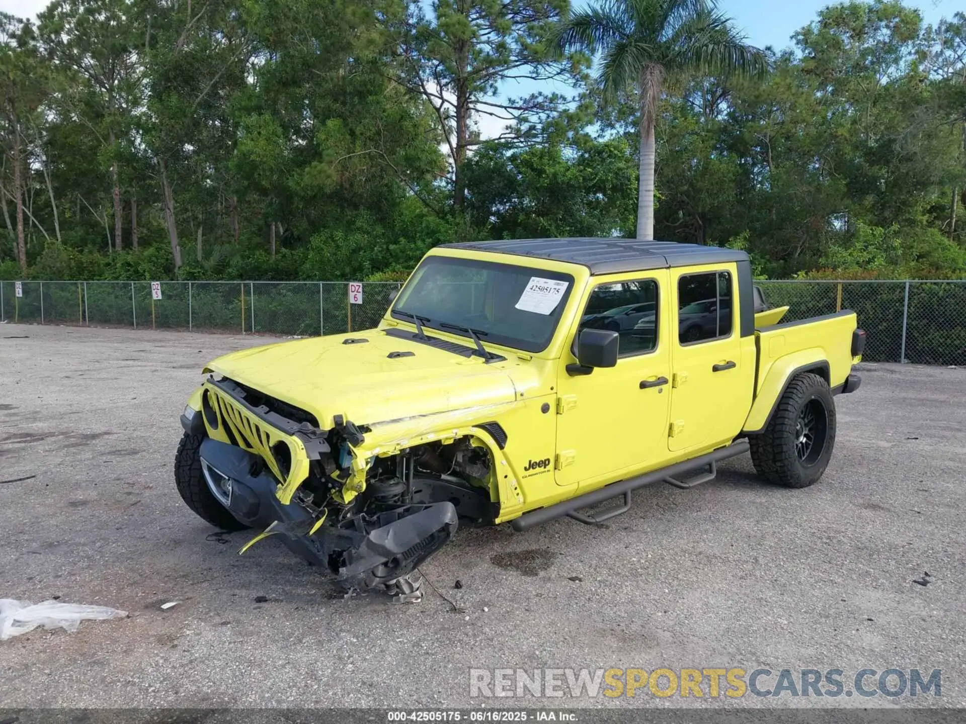 2 fotografías del automóvil dañado 1C6HJTAG9PL561410 JEEP GLADIATOR 2023