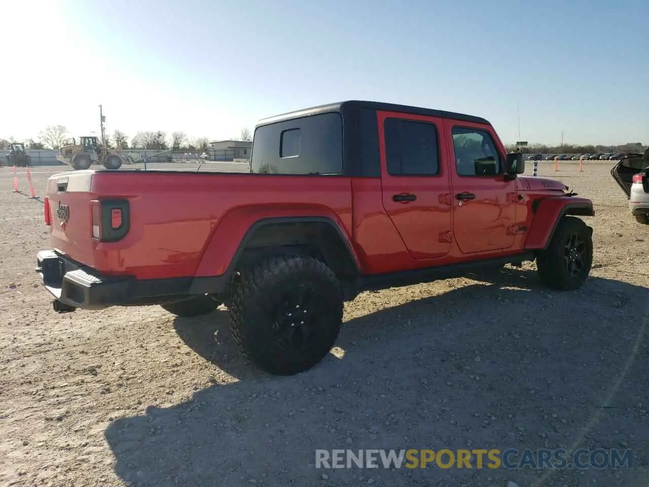 3 fotografías del automóvil dañado 1C6HJTAGXPL507744 JEEP GLADIATOR 2023