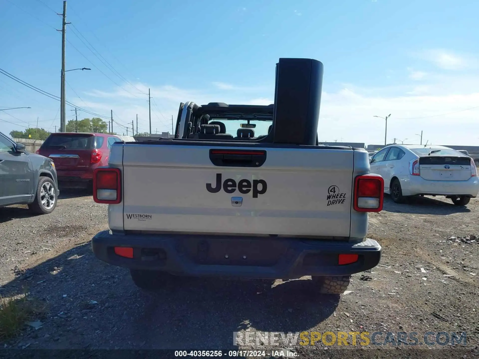 17 fotografías del automóvil dañado 1C6HJTAGXPL518744 JEEP GLADIATOR 2023
