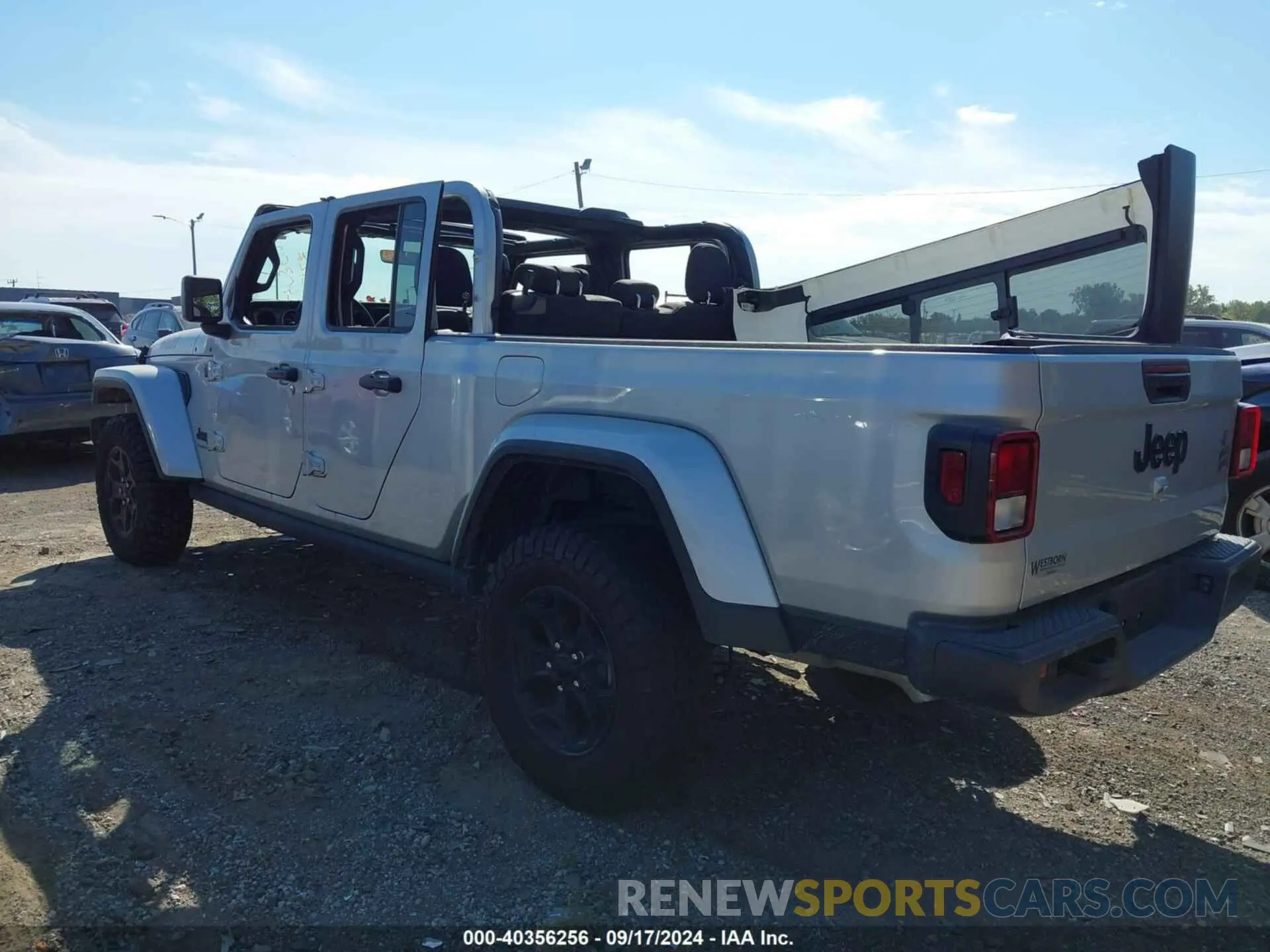 3 fotografías del automóvil dañado 1C6HJTAGXPL518744 JEEP GLADIATOR 2023