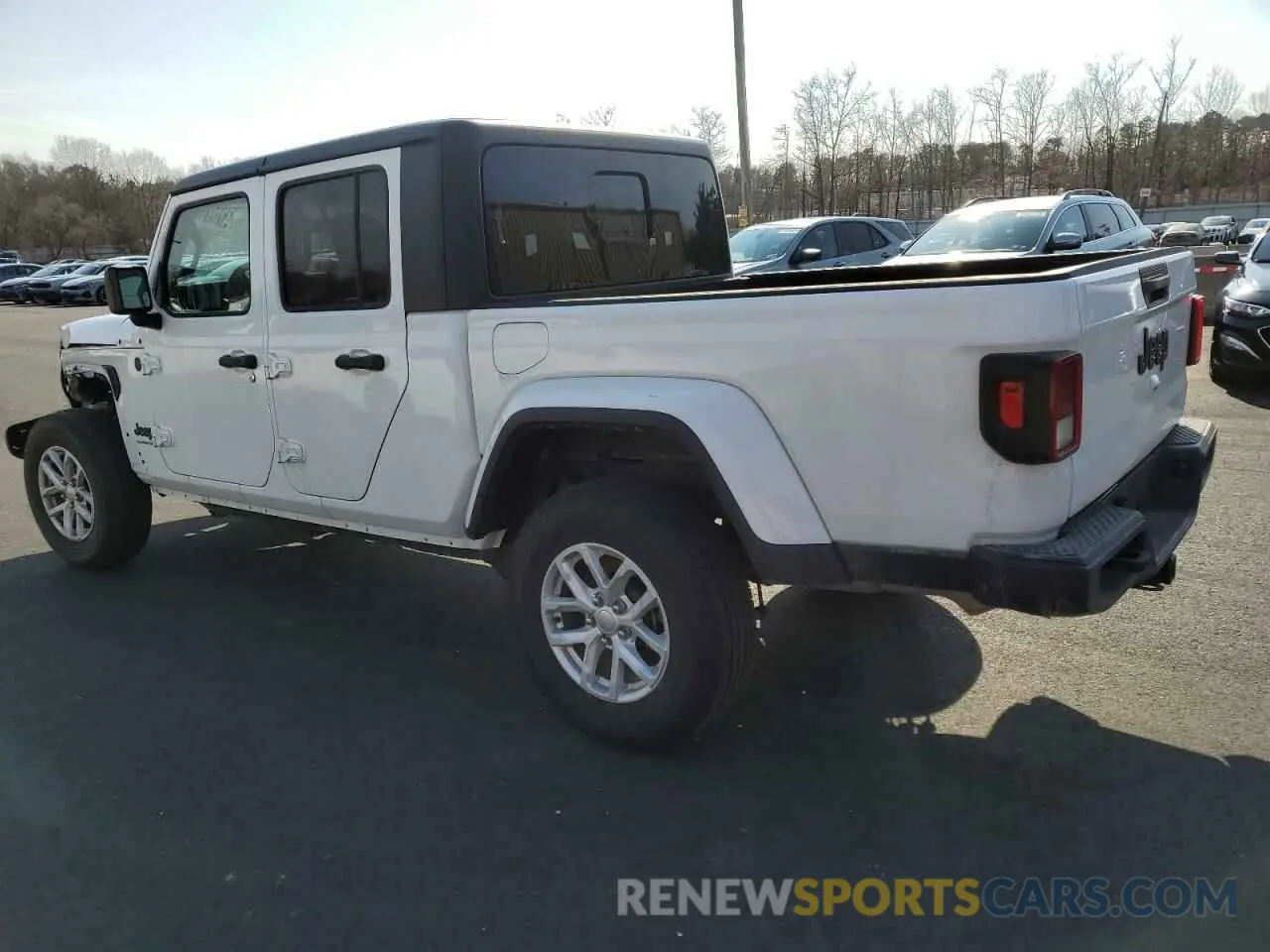 2 fotografías del automóvil dañado 1C6HJTAGXPL528626 JEEP GLADIATOR 2023