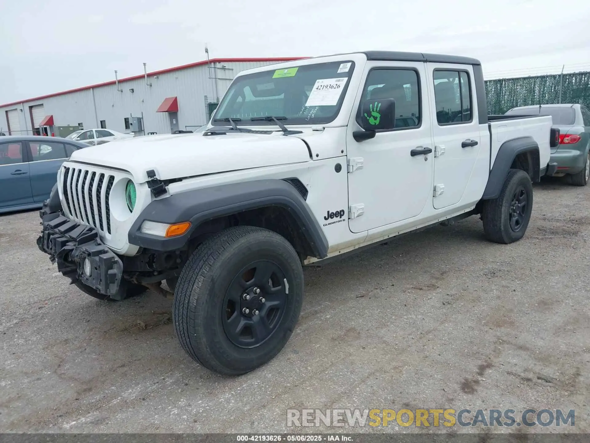 2 fotografías del automóvil dañado 1C6HJTAGXPL565529 JEEP GLADIATOR 2023