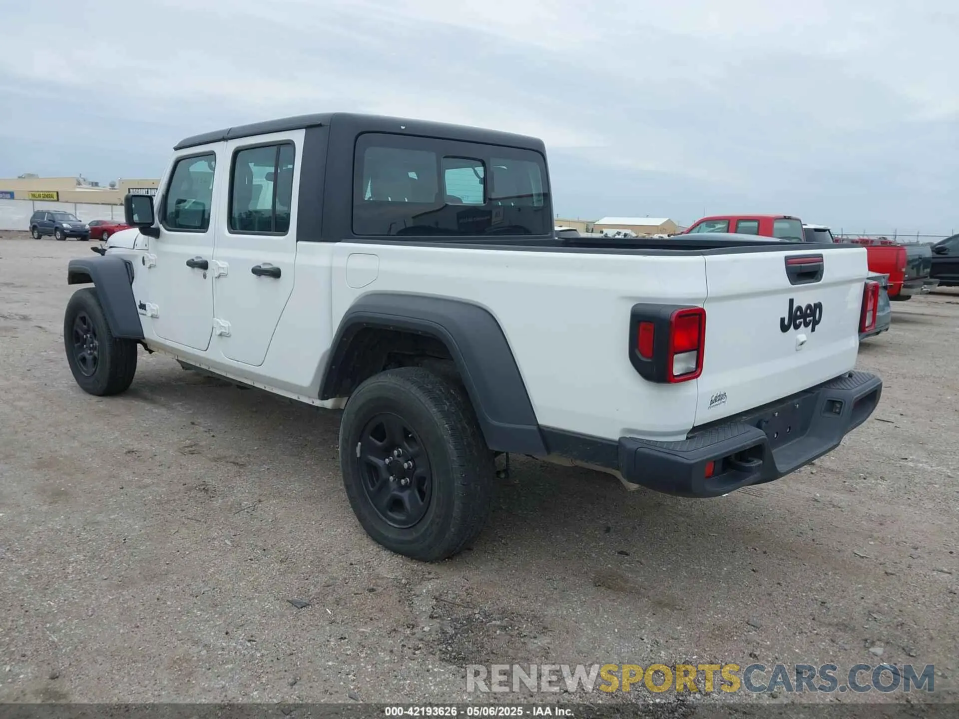 3 fotografías del automóvil dañado 1C6HJTAGXPL565529 JEEP GLADIATOR 2023