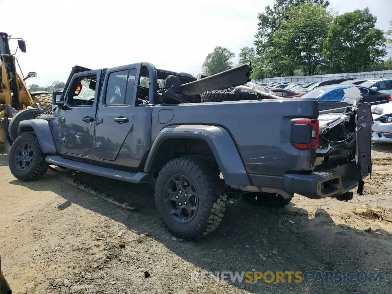 2 fotografías del automóvil dañado 1C6HJTAGXPL573758 JEEP GLADIATOR 2023