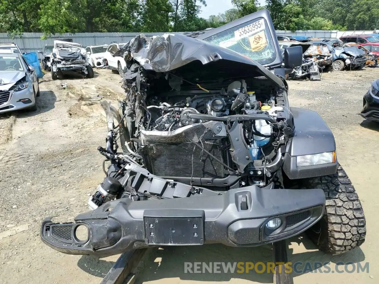 5 fotografías del automóvil dañado 1C6HJTAGXPL573758 JEEP GLADIATOR 2023