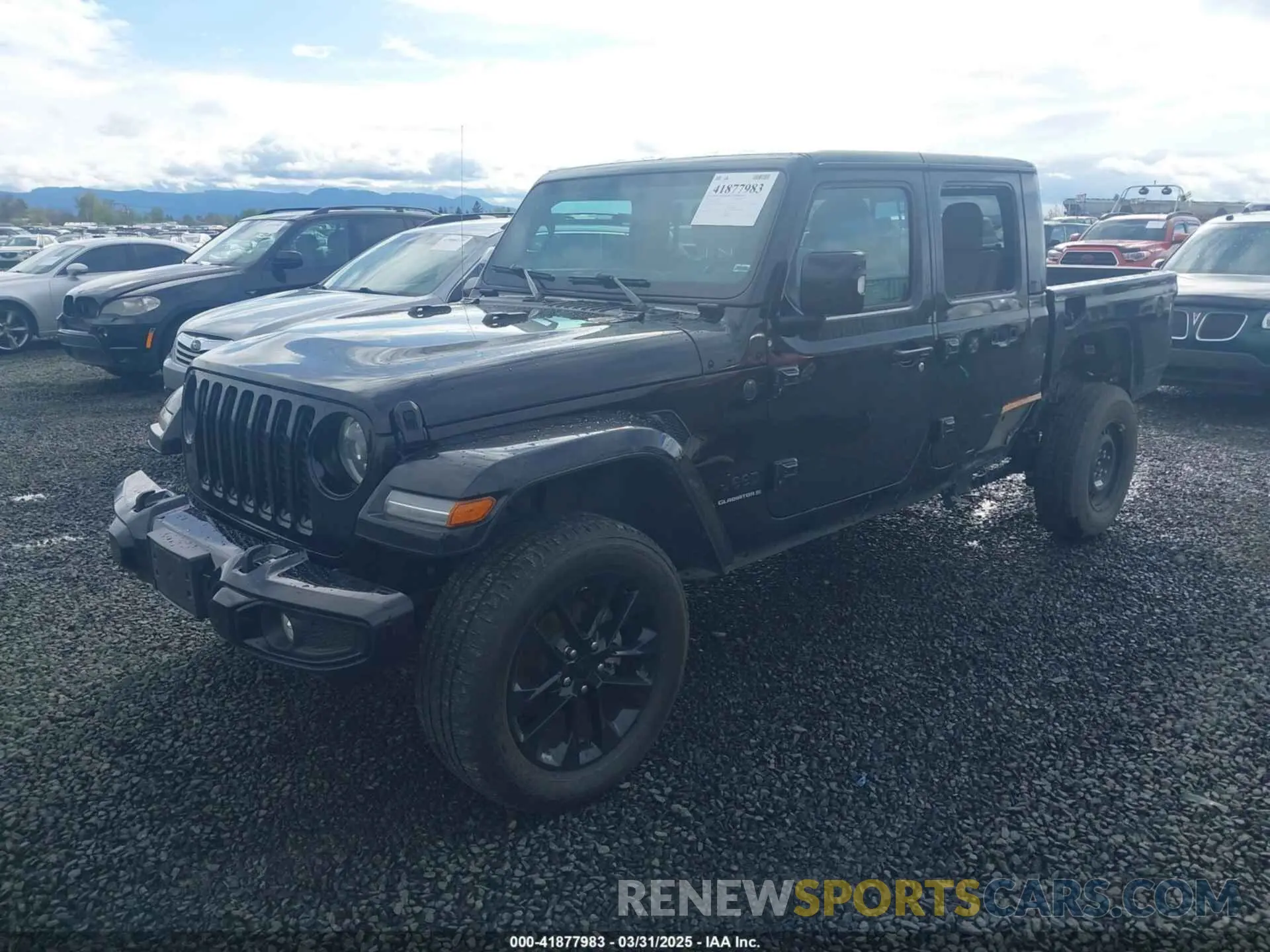 2 fotografías del automóvil dañado 1C6HJTFG0PL504618 JEEP GLADIATOR 2023