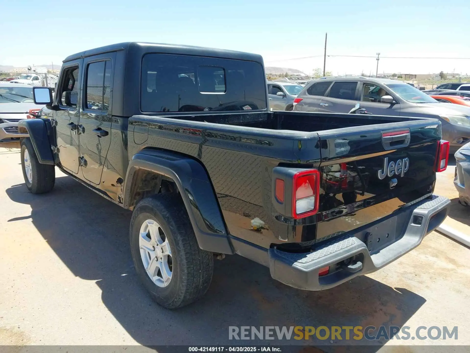 3 fotografías del automóvil dañado 1C6HJTFG0PL564298 JEEP GLADIATOR 2023