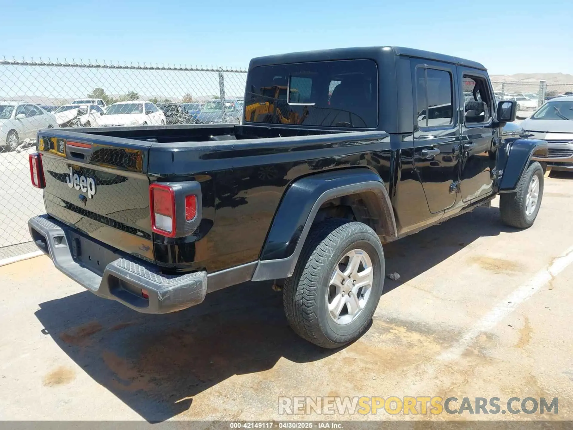 4 fotografías del automóvil dañado 1C6HJTFG0PL564298 JEEP GLADIATOR 2023