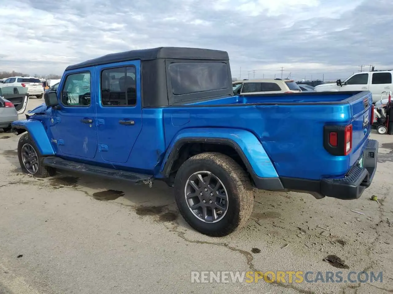 2 fotografías del automóvil dañado 1C6HJTFG1PL515353 JEEP GLADIATOR 2023
