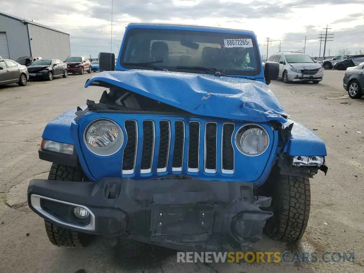 5 fotografías del automóvil dañado 1C6HJTFG1PL515353 JEEP GLADIATOR 2023
