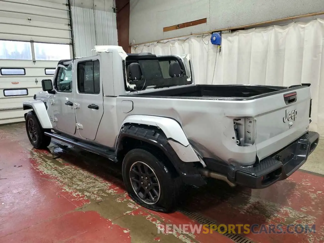 2 fotografías del automóvil dañado 1C6HJTFG1PL528801 JEEP GLADIATOR 2023