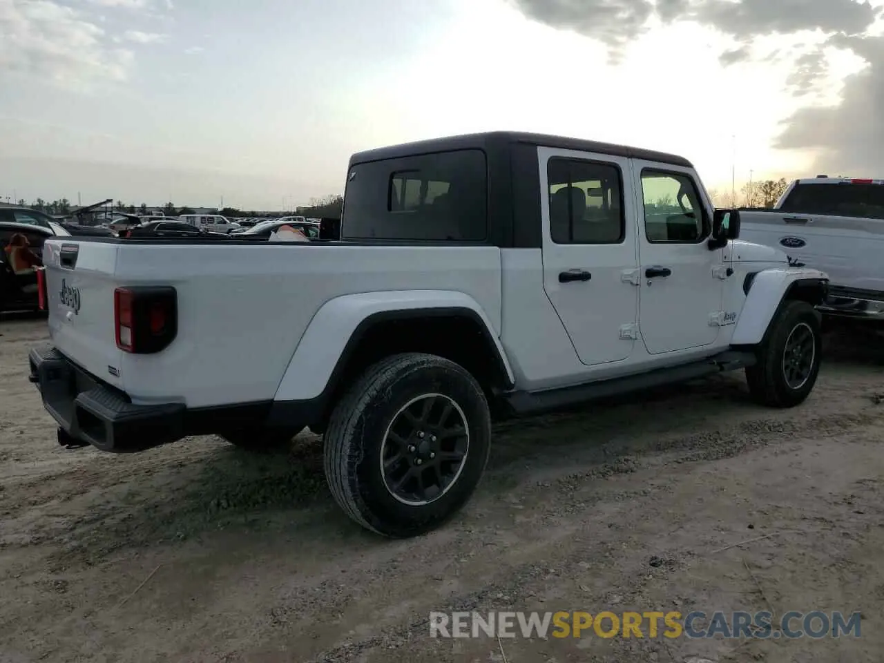 3 fotografías del automóvil dañado 1C6HJTFG1PL548689 JEEP GLADIATOR 2023