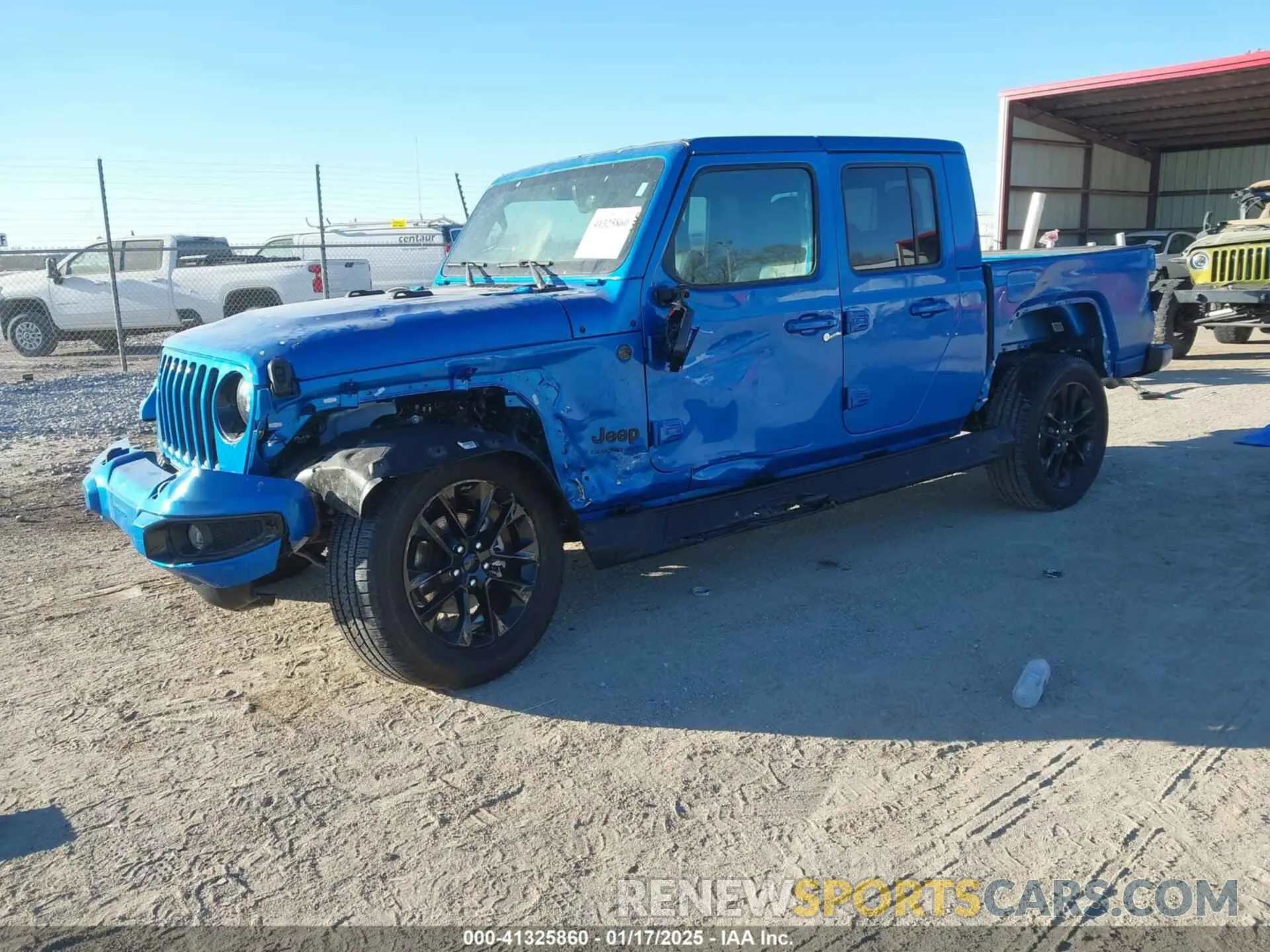 2 fotografías del automóvil dañado 1C6HJTFG1PL556842 JEEP GLADIATOR 2023