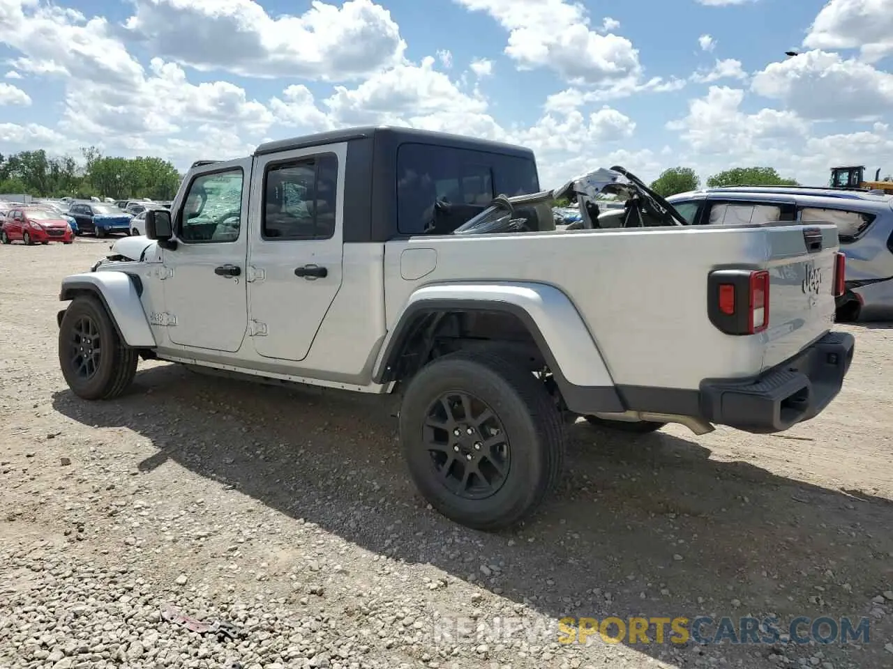 2 fotografías del automóvil dañado 1C6HJTFG3PL564263 JEEP GLADIATOR 2023