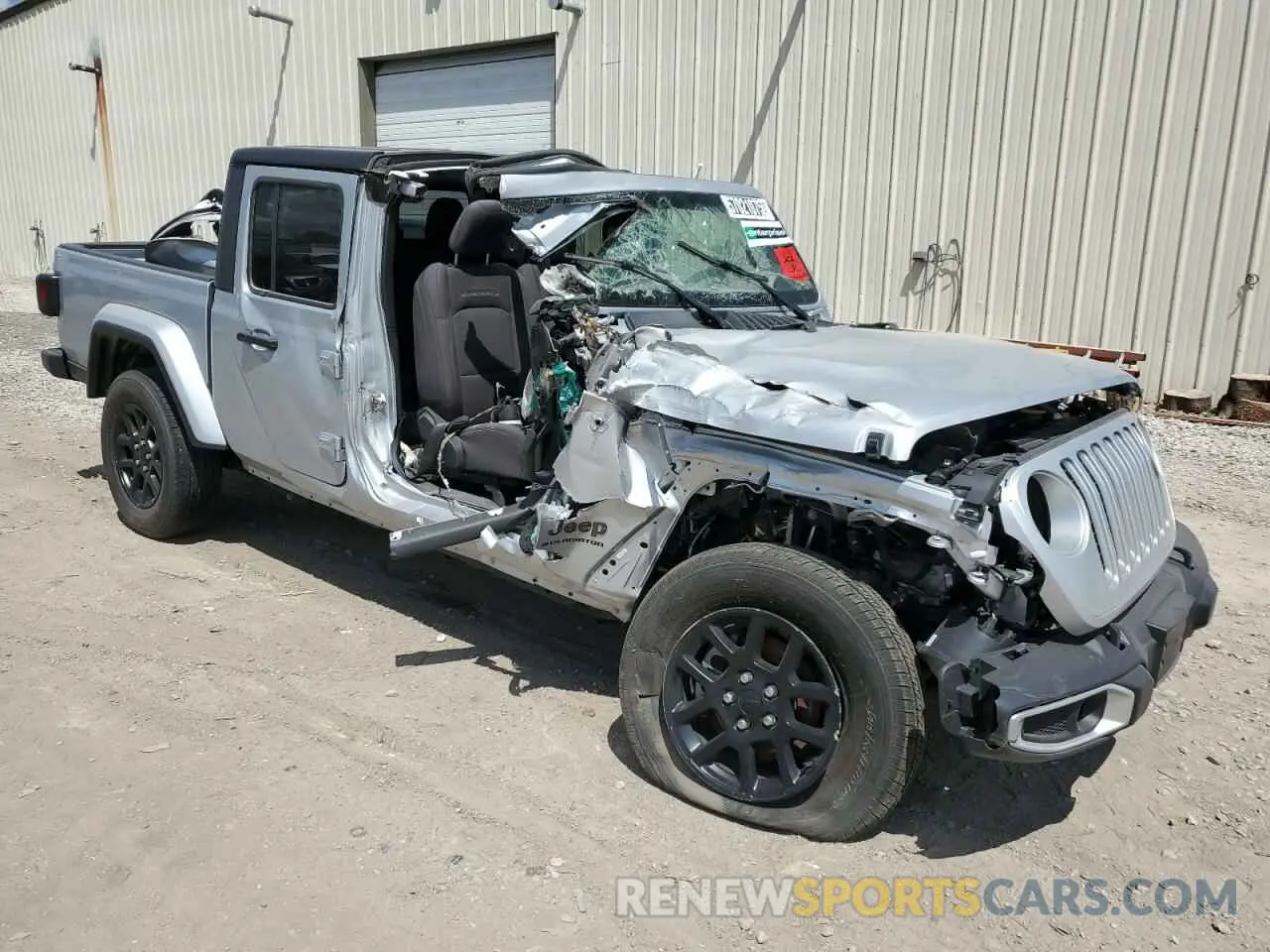 4 fotografías del automóvil dañado 1C6HJTFG3PL564263 JEEP GLADIATOR 2023