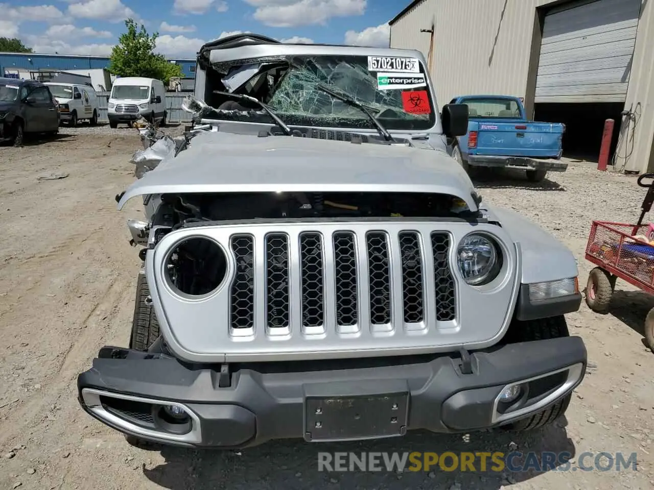 5 fotografías del automóvil dañado 1C6HJTFG3PL564263 JEEP GLADIATOR 2023