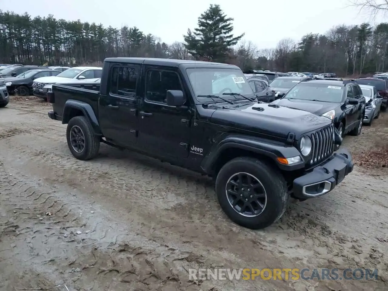 4 fotografías del automóvil dañado 1C6HJTFG4PL550551 JEEP GLADIATOR 2023