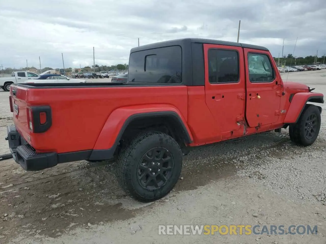 3 fotografías del automóvil dañado 1C6HJTFG4PL560870 JEEP GLADIATOR 2023