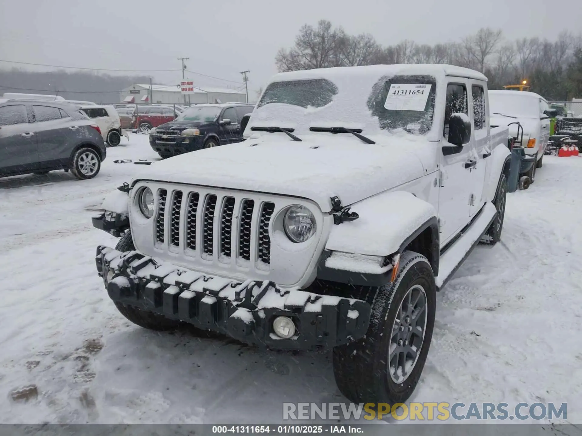 2 fotografías del automóvil dañado 1C6HJTFG6PL544489 JEEP GLADIATOR 2023