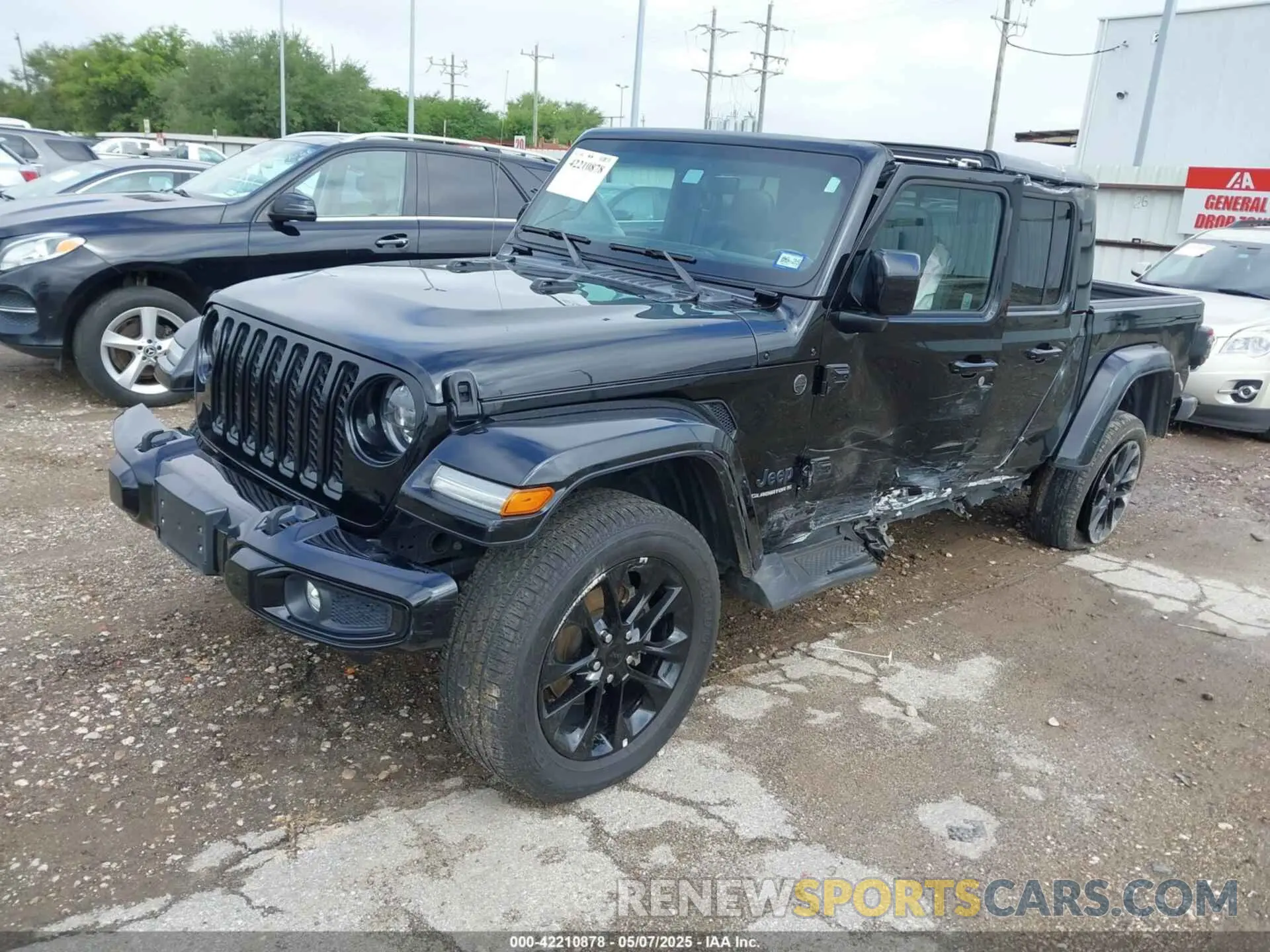 2 fotografías del automóvil dañado 1C6HJTFG6PL555153 JEEP GLADIATOR 2023