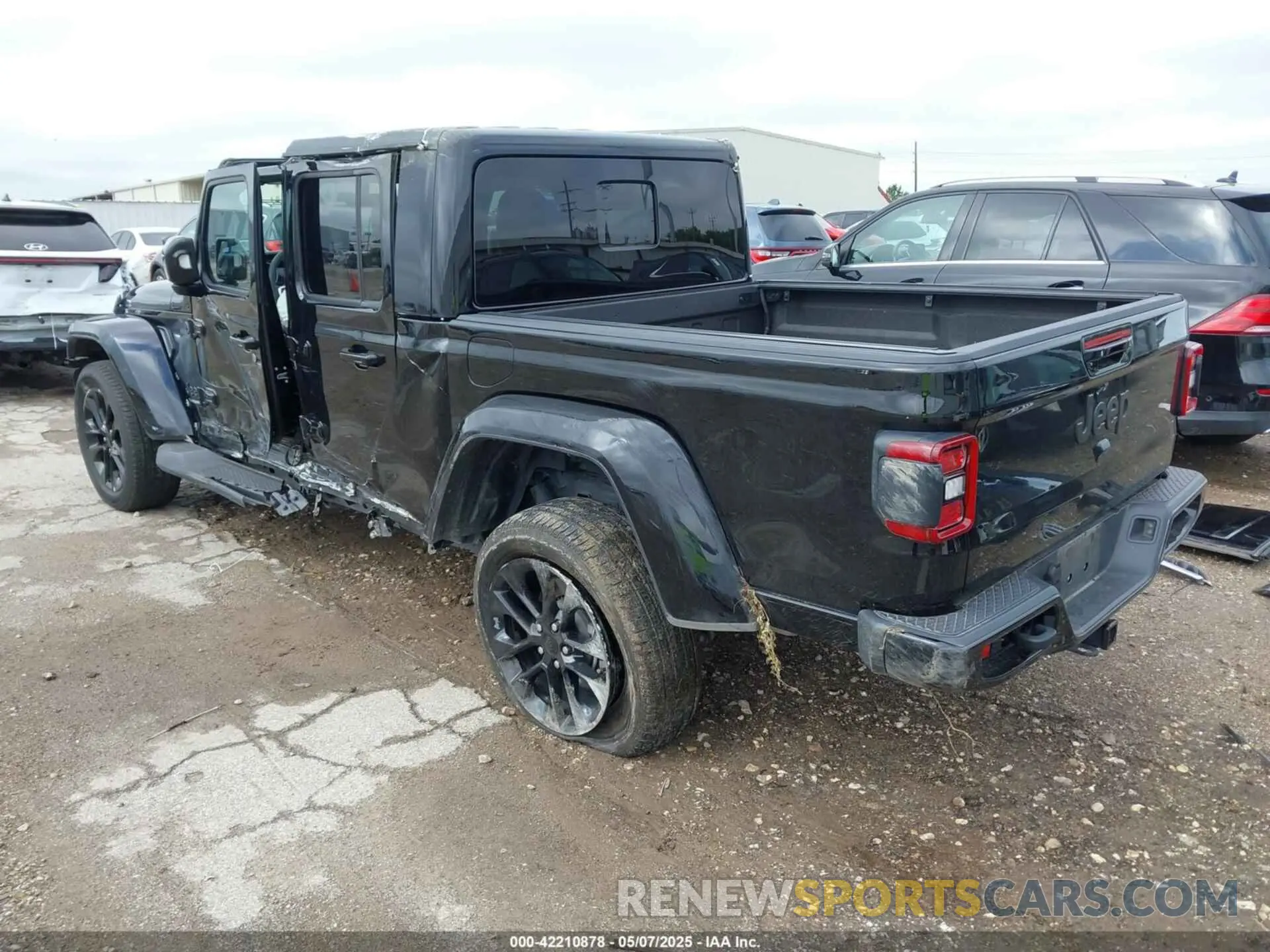 3 fotografías del automóvil dañado 1C6HJTFG6PL555153 JEEP GLADIATOR 2023