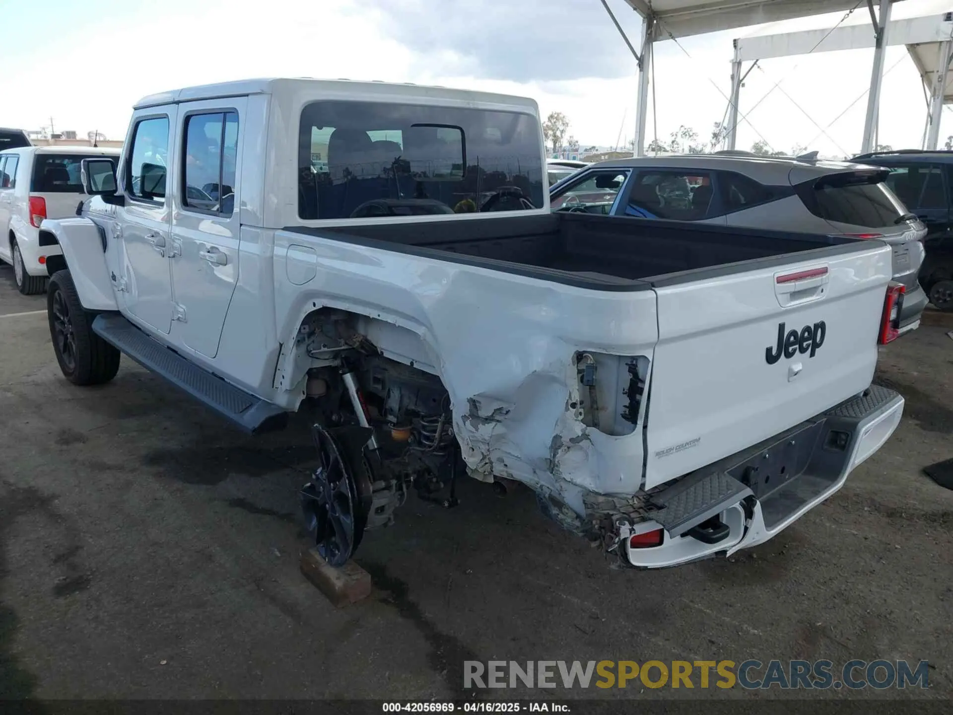 3 fotografías del automóvil dañado 1C6HJTFG7PL543870 JEEP GLADIATOR 2023