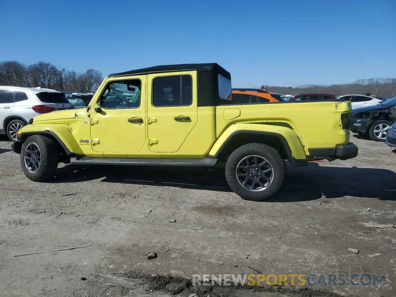 2 fotografías del automóvil dañado 1C6HJTFG9PL547578 JEEP GLADIATOR 2023
