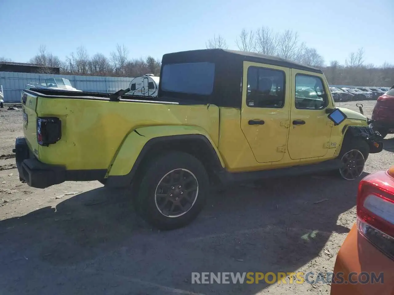 3 fotografías del automóvil dañado 1C6HJTFG9PL547578 JEEP GLADIATOR 2023