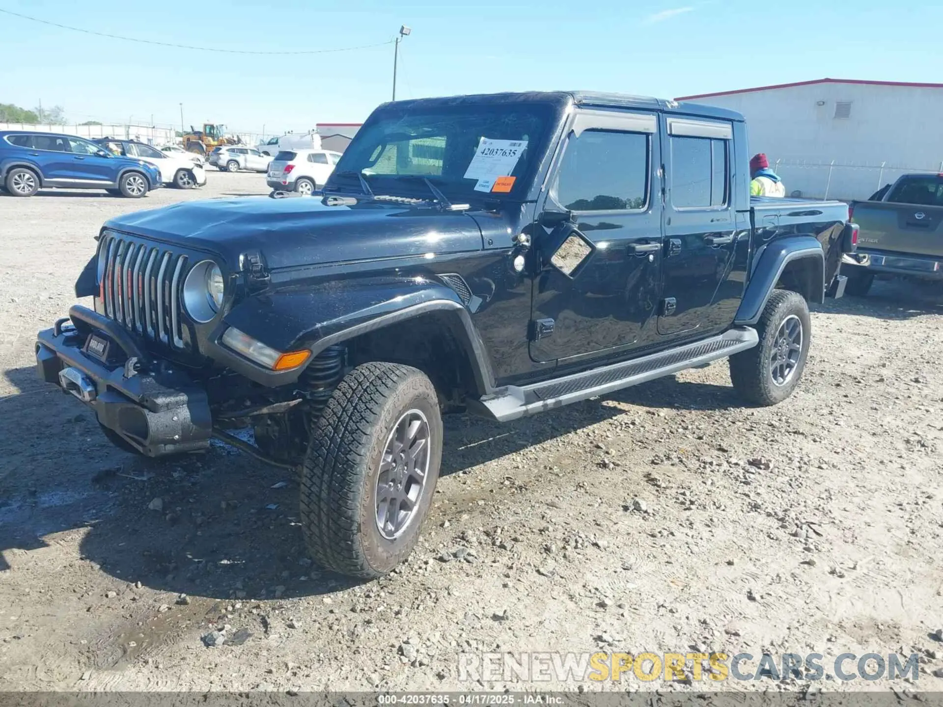 2 fotografías del automóvil dañado 1C6HJTFG9PL549685 JEEP GLADIATOR 2023