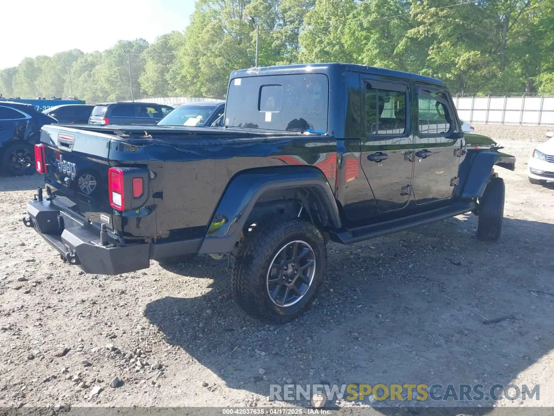4 fotografías del automóvil dañado 1C6HJTFG9PL549685 JEEP GLADIATOR 2023