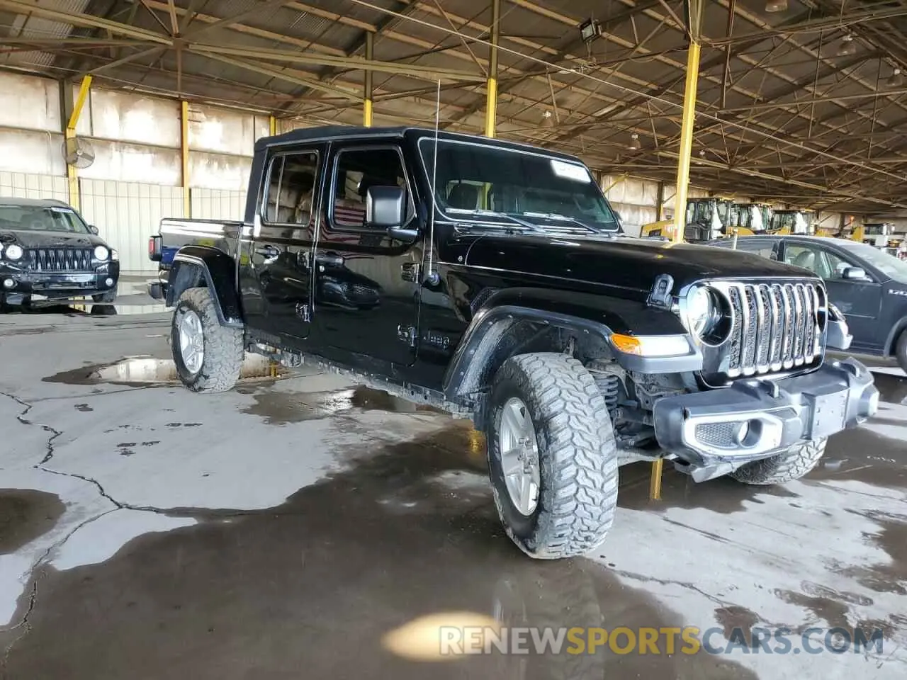 4 fotografías del automóvil dañado 1C6JJTAG3PL507019 JEEP GLADIATOR 2023