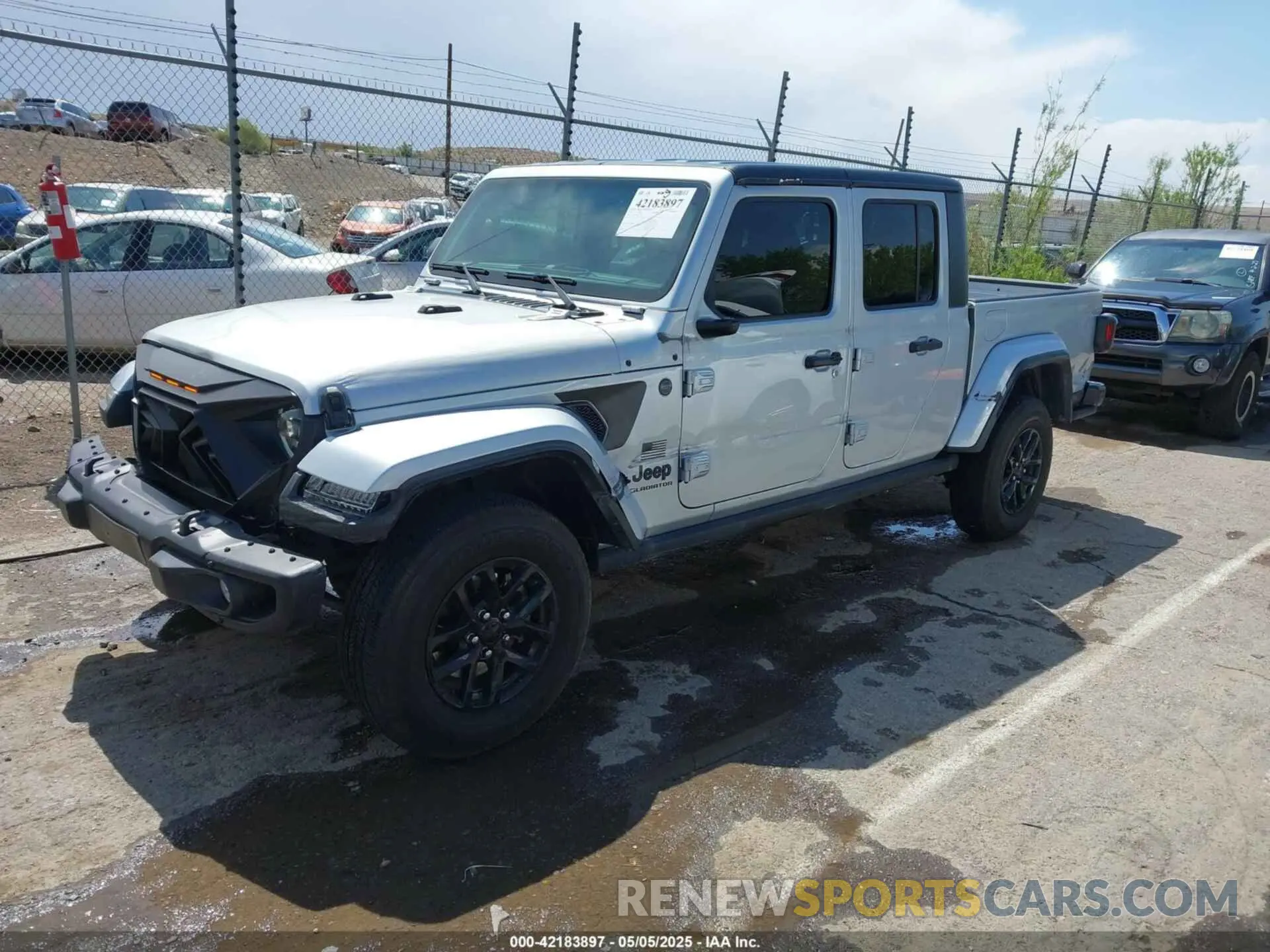 2 fotografías del automóvil dañado 1C6JJTAG3PL517372 JEEP GLADIATOR 2023