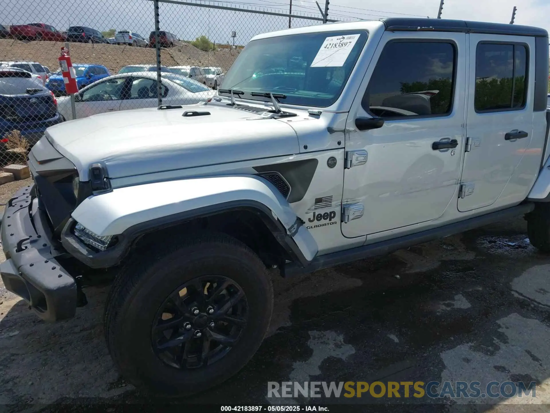 6 fotografías del automóvil dañado 1C6JJTAG3PL517372 JEEP GLADIATOR 2023