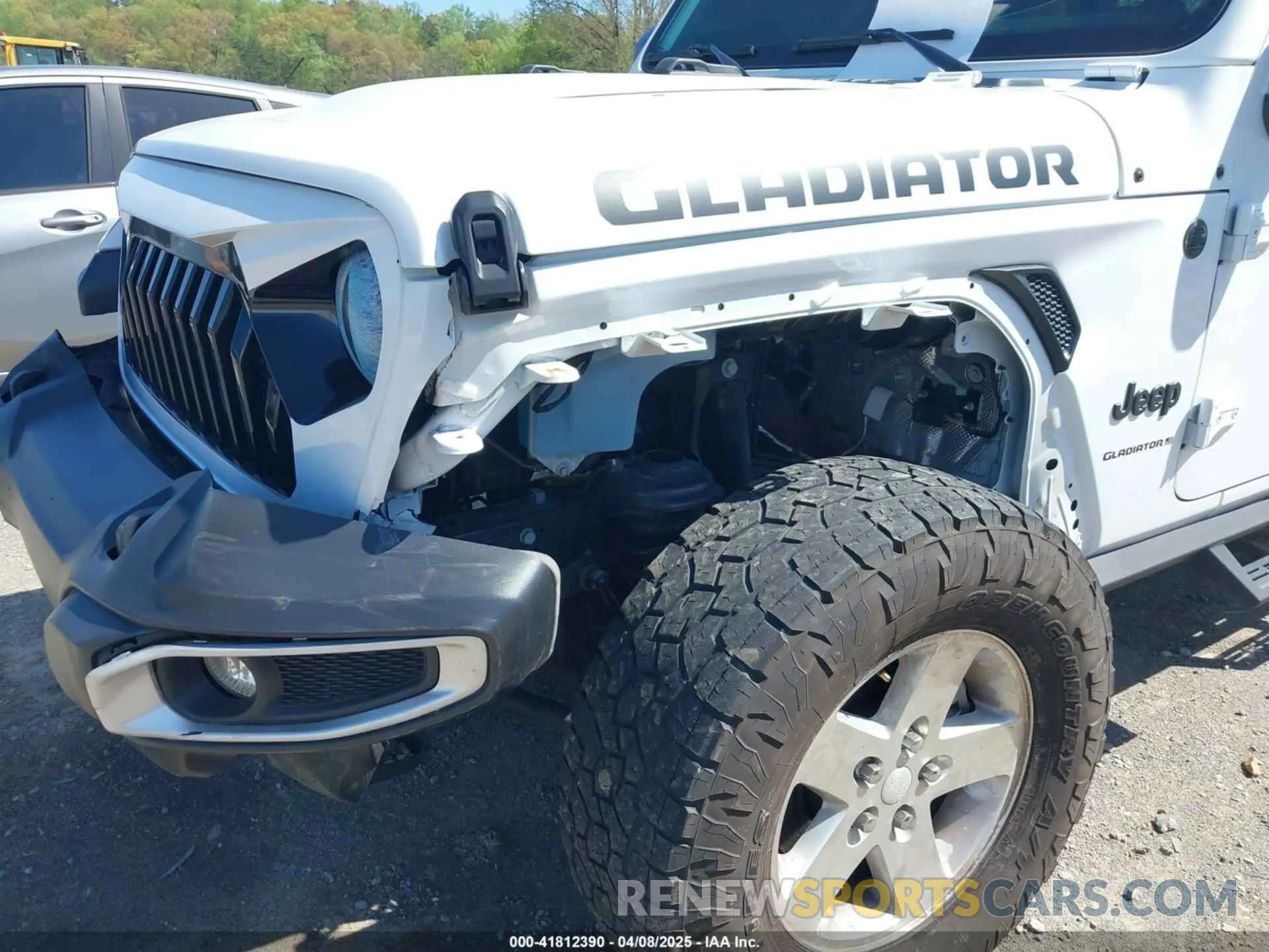 6 fotografías del automóvil dañado 1C6JJTAGXPL571283 JEEP GLADIATOR 2023