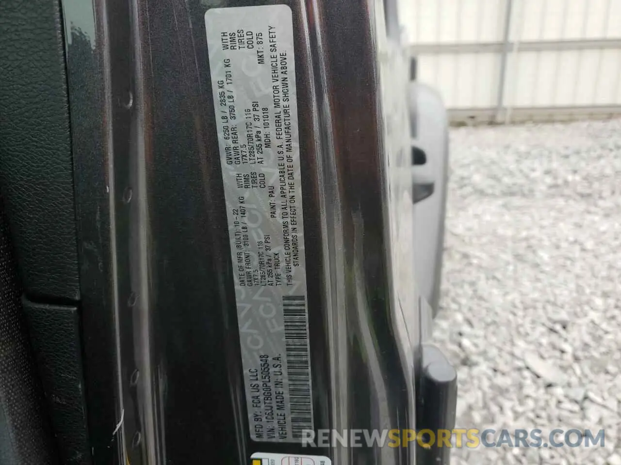 14 fotografías del automóvil dañado 1C6JJTBG0PL505548 JEEP GLADIATOR 2023