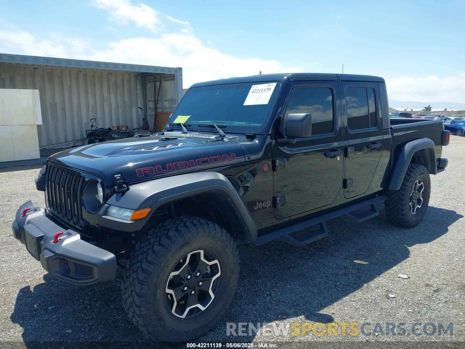 2 fotografías del automóvil dañado 1C6JJTBG3PL531982 JEEP GLADIATOR 2023