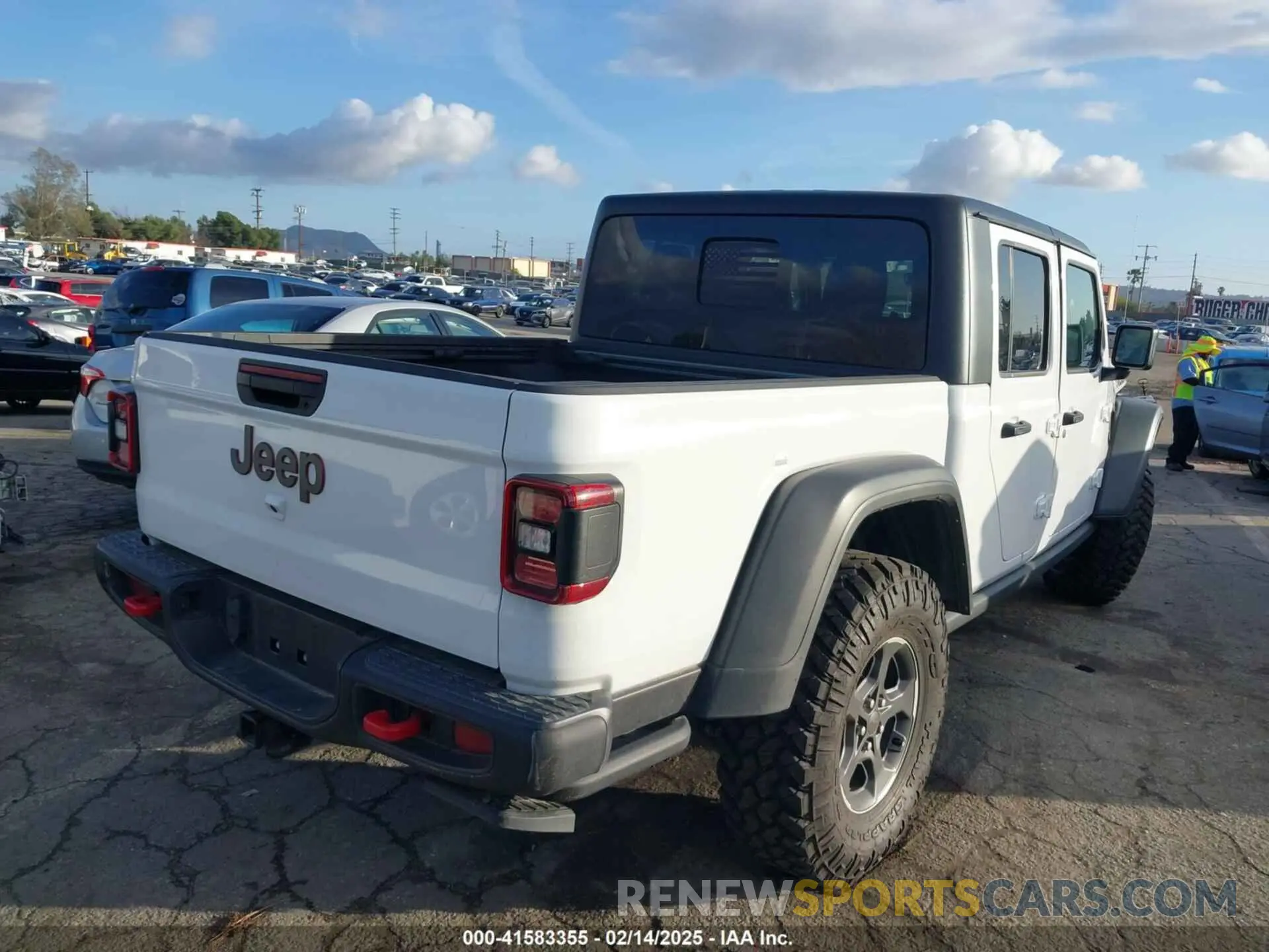 4 fotografías del automóvil dañado 1C6JJTBG5PL566958 JEEP GLADIATOR 2023