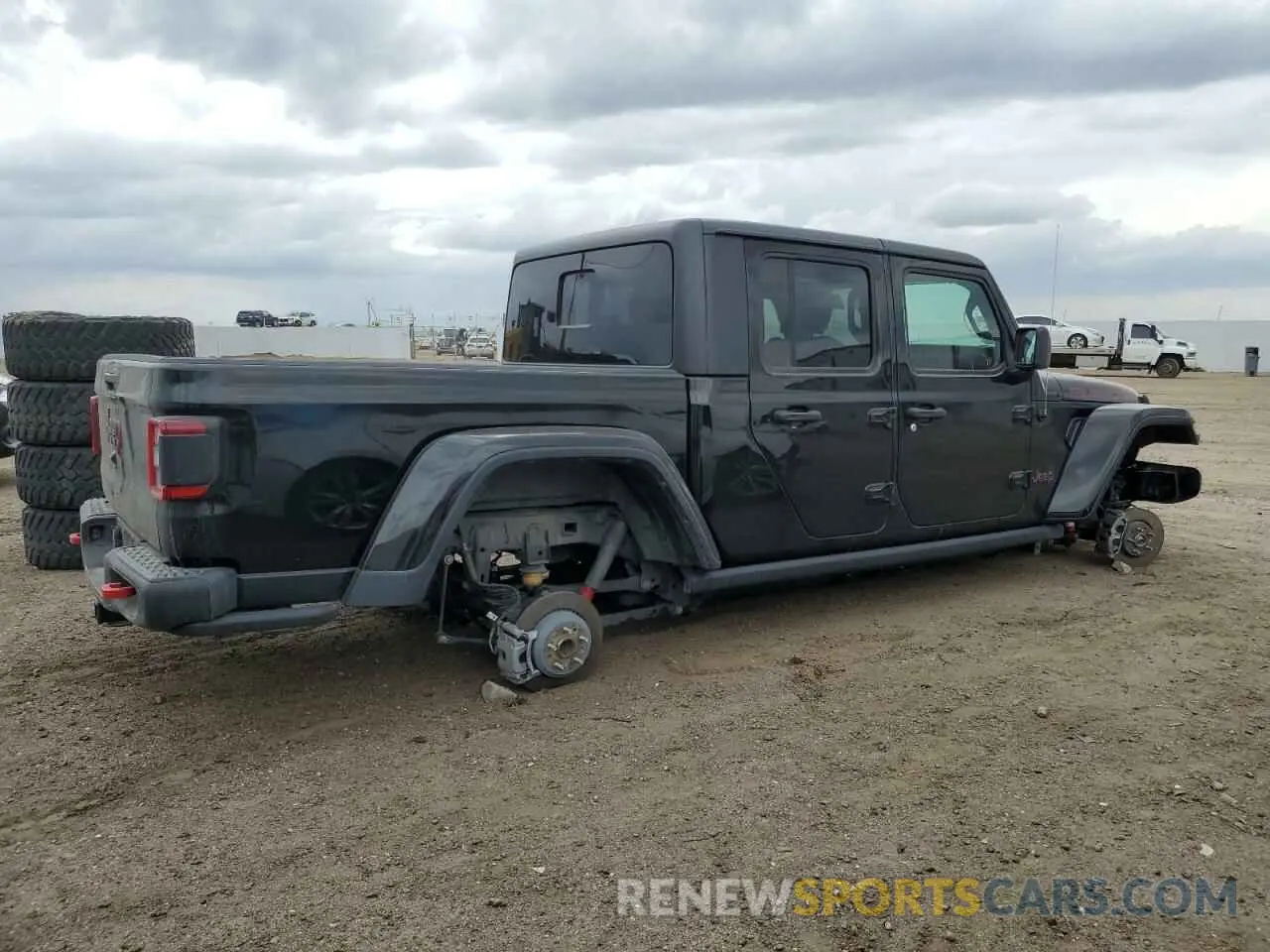 3 fotografías del automóvil dañado 1C6JJTBG7PL573197 JEEP GLADIATOR 2023