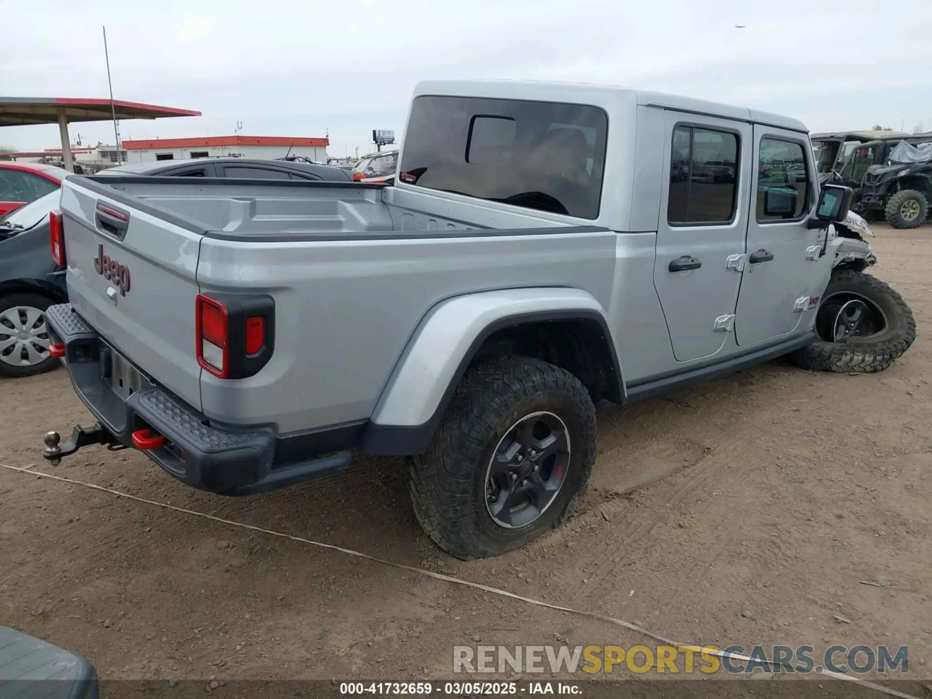 4 fotografías del automóvil dañado 1C6JJTBG9PL524342 JEEP GLADIATOR 2023