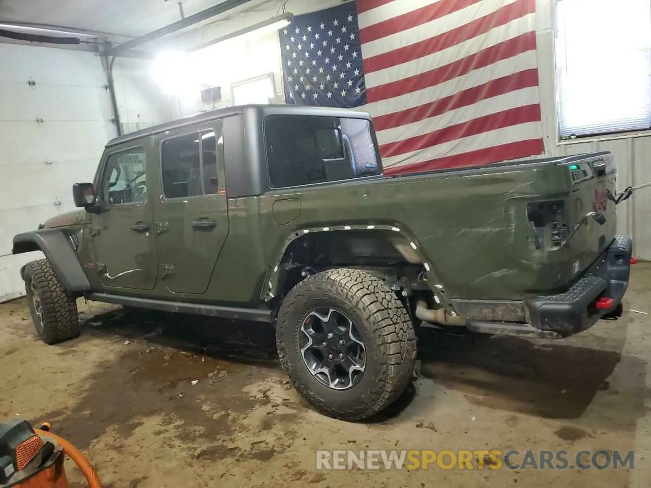 2 fotografías del automóvil dañado 1C6JJTBG9PL568552 JEEP GLADIATOR 2023