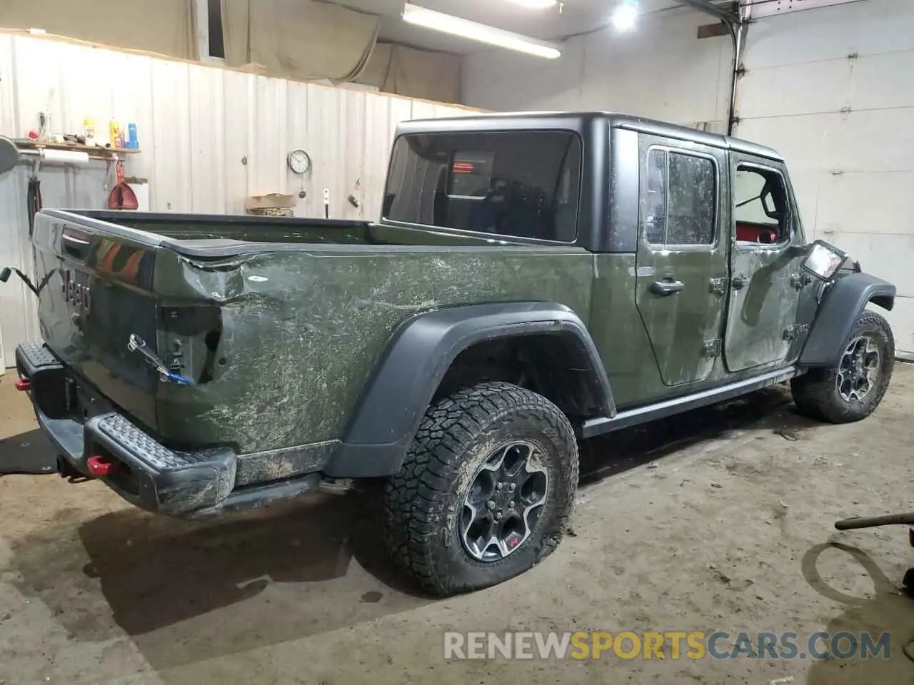 3 fotografías del automóvil dañado 1C6JJTBG9PL568552 JEEP GLADIATOR 2023