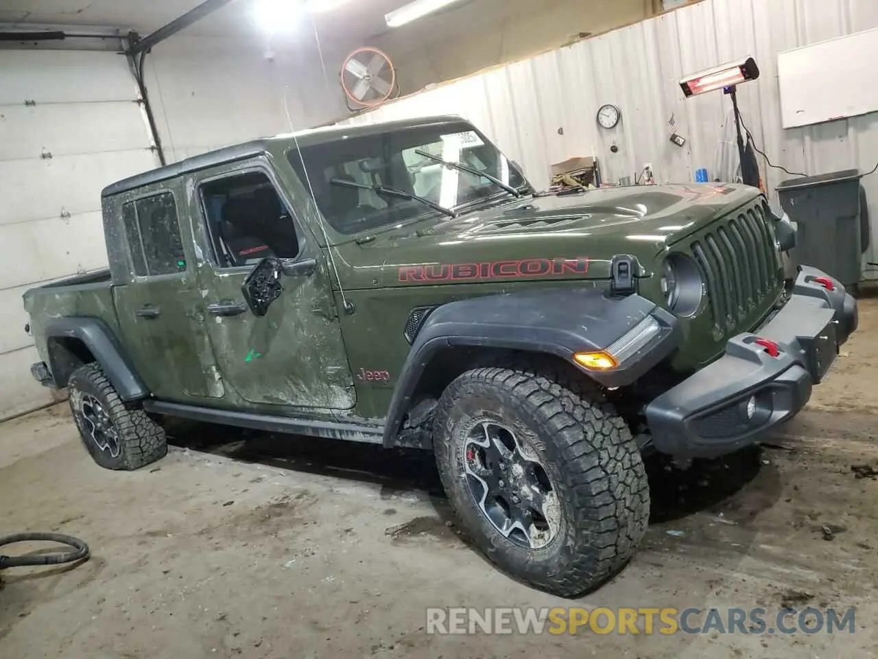 4 fotografías del automóvil dañado 1C6JJTBG9PL568552 JEEP GLADIATOR 2023