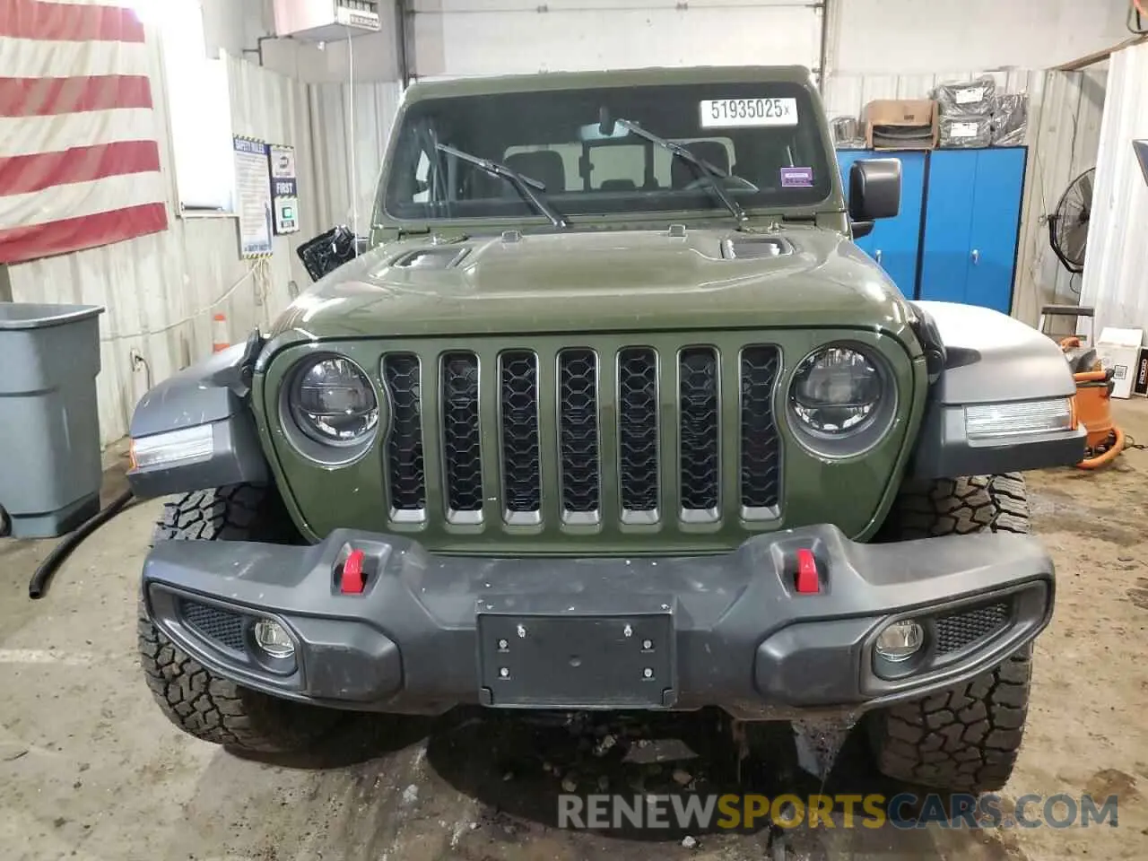 5 fotografías del automóvil dañado 1C6JJTBG9PL568552 JEEP GLADIATOR 2023