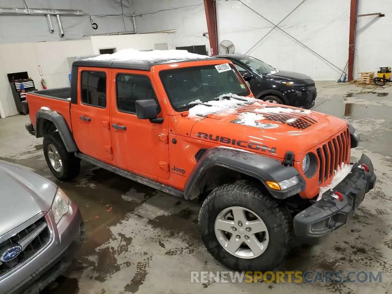 4 fotografías del automóvil dañado 1C6JJTBG9PL581012 JEEP GLADIATOR 2023